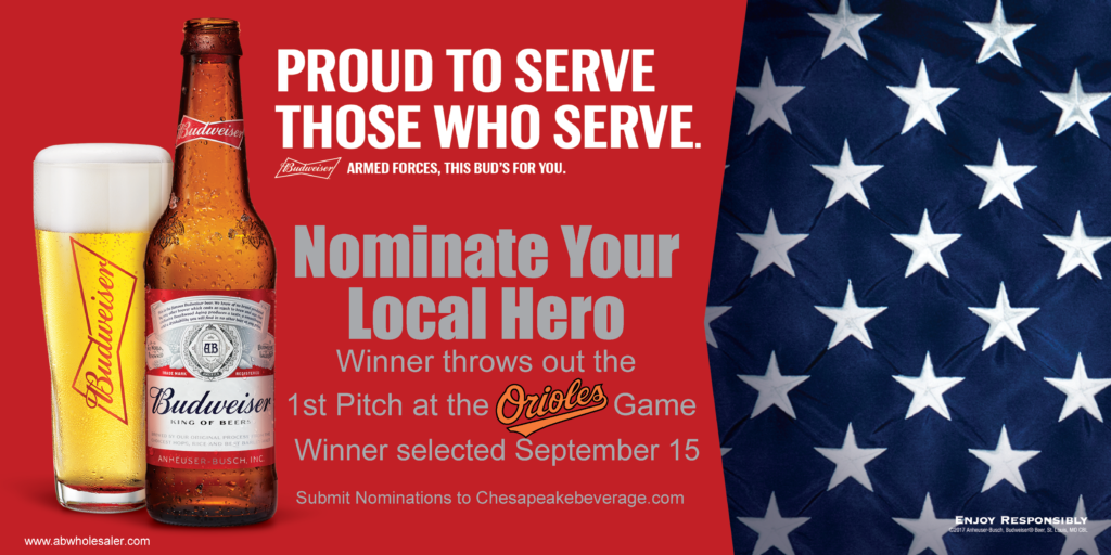 Nominate Your Hero - Chesapeake Beverage Co.